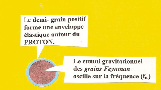 Schéma d'un proton