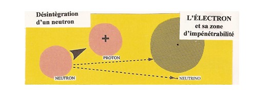 Schéma désintégration neutron